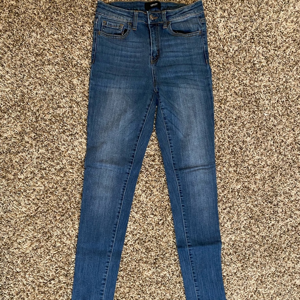 VERVET Blue Skinny Jeans Size 26